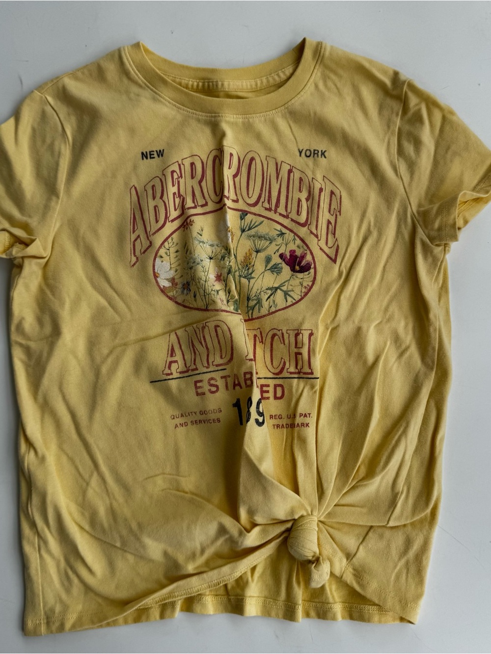 abercrombie kids Yellow Tee